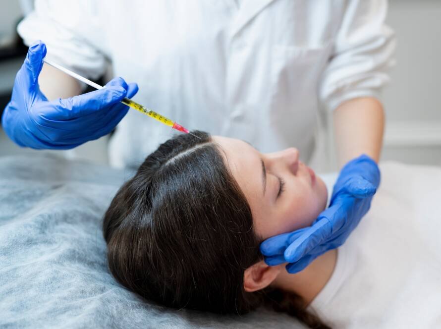 GFC treatment for hair regrowth at CFH Skin and Hair Clinic in Chennai
