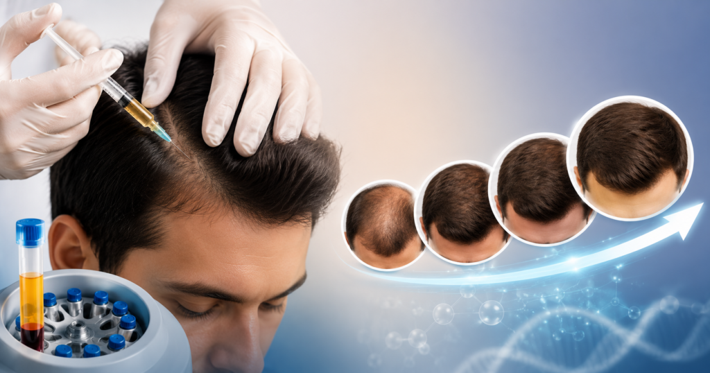 PRP Hair Treatment Results Timeline Month by Month